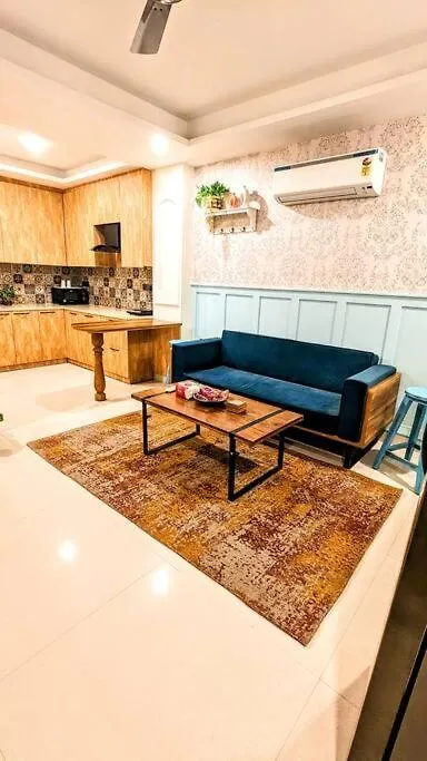 Kairo - 1Bhk, Balcony, Free Parking & W-Fi Apartment Gurgaon
